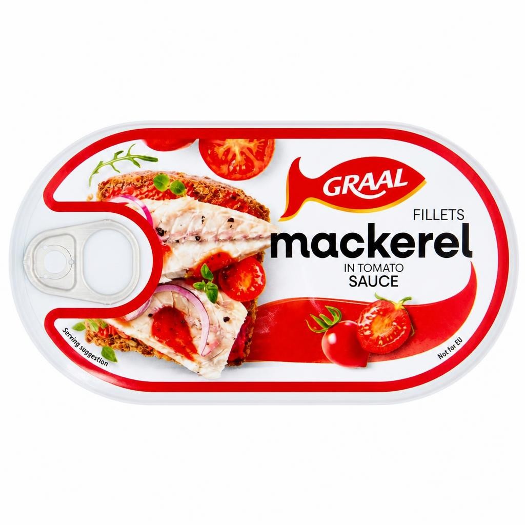 Graal Mackerel Fillets In Tomato 170G