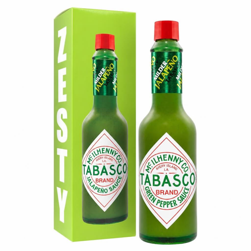 Tabasco Mild Green Pepper Hot Sauce 57ml