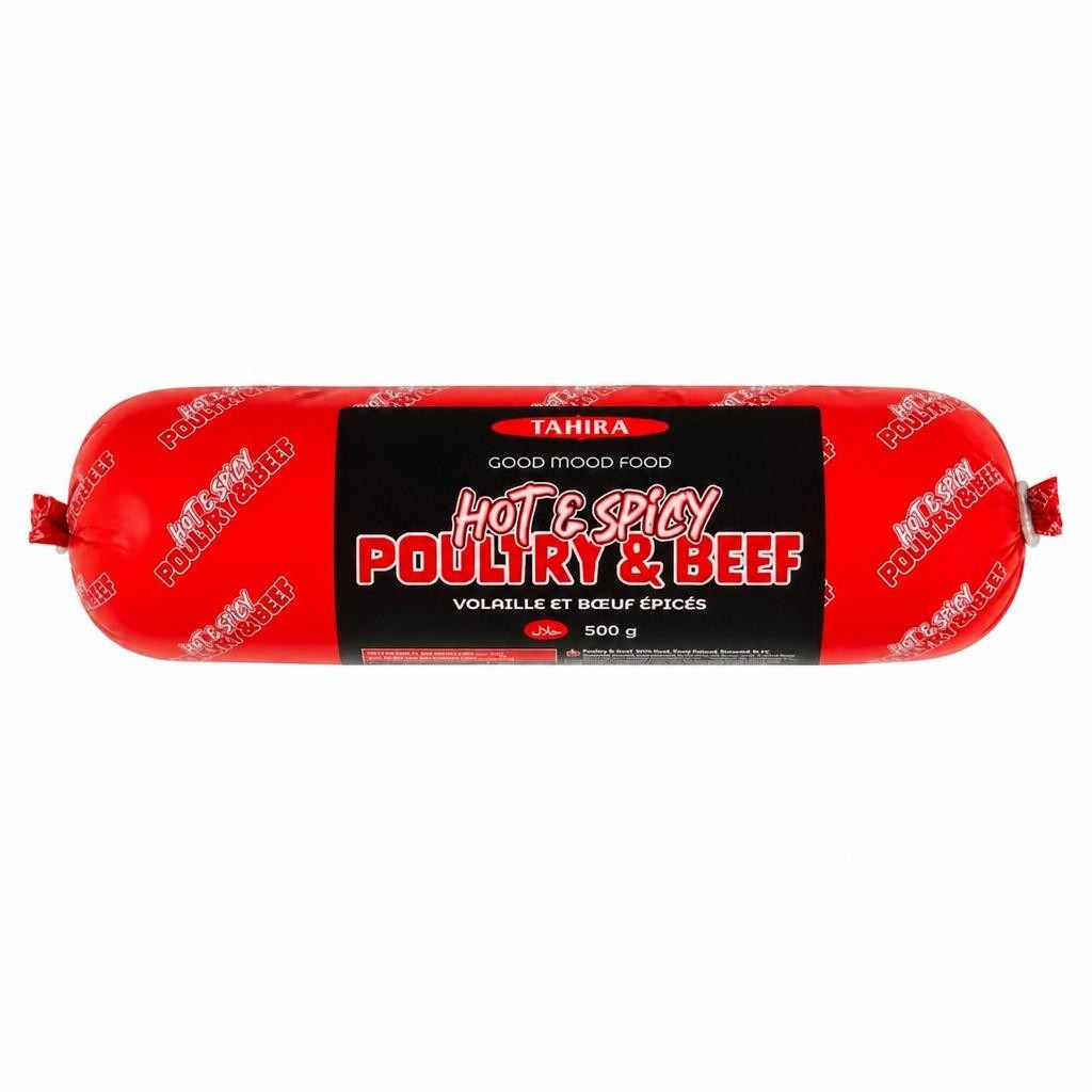 Tahira Hot & Spicy Beef & Chicken Sausages 500G