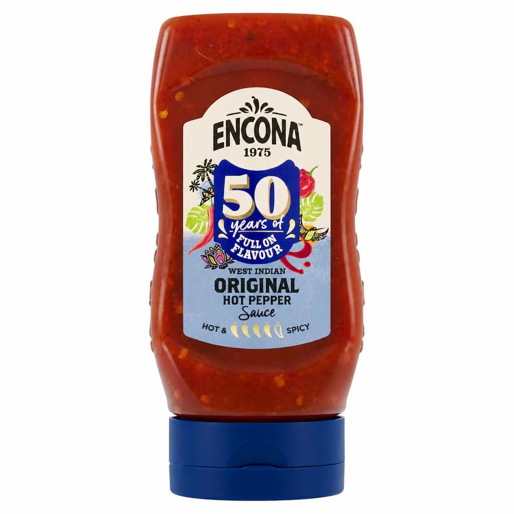 Encona Original Hot Pepper Sauce 285Ml