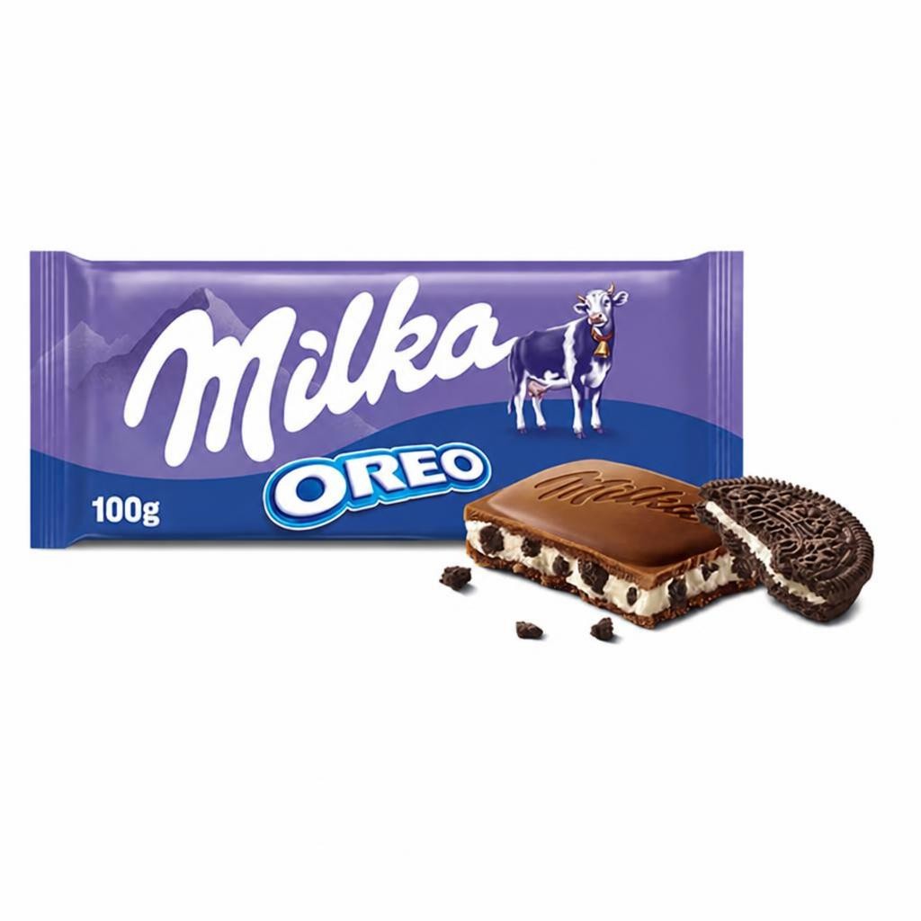 Milka Oreo Chocolate Bar 100G