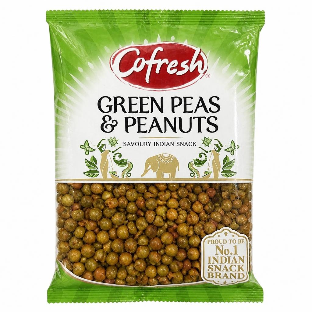 Cofresh Spicy Green Peas & Peanuts 325G