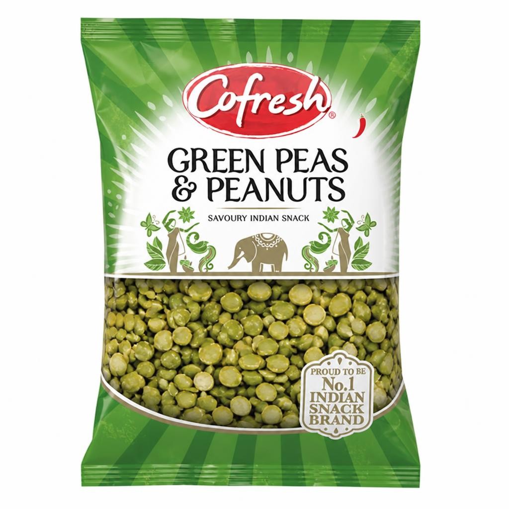 Cofresh Spicy Green Peas & Peanuts 325G