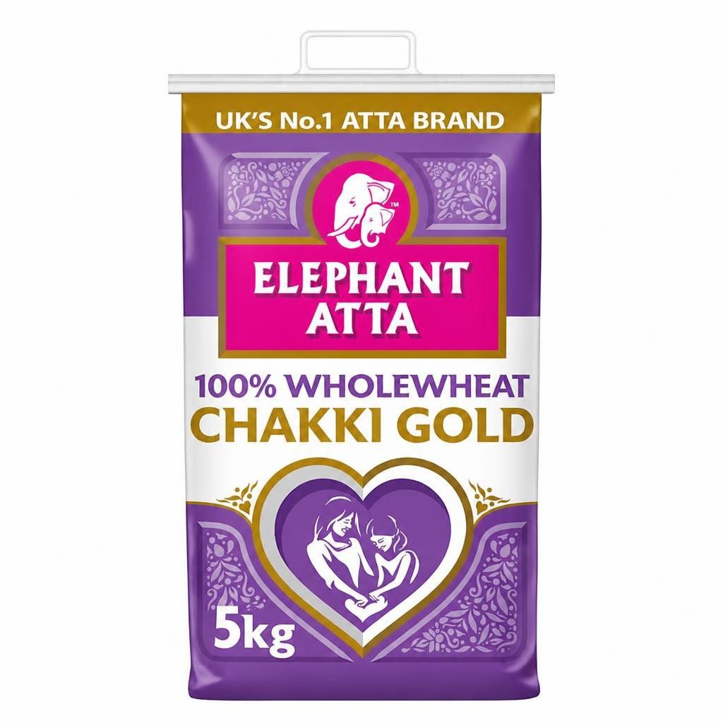 Elephant Atta Chakki Gold Chapatti Flour 5Kg