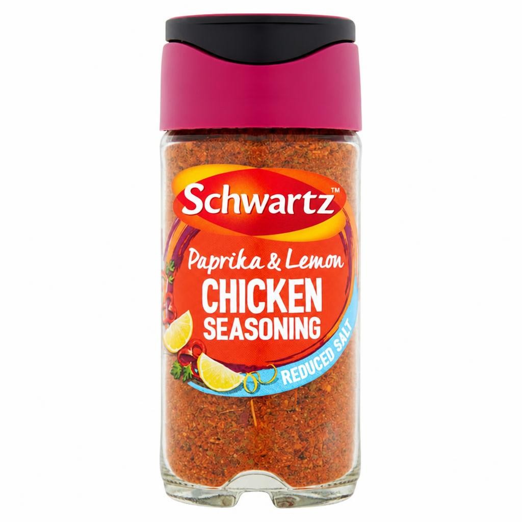 Schwartz Paprika & Lemon Chicken Seasoning Reduced Salt 43g