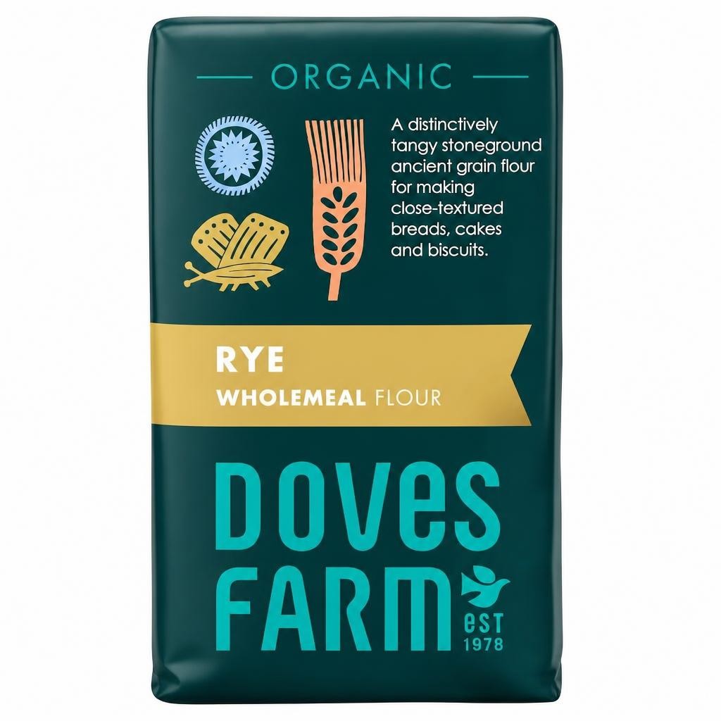 Doves Farm Organic Rye Flour 1Kg