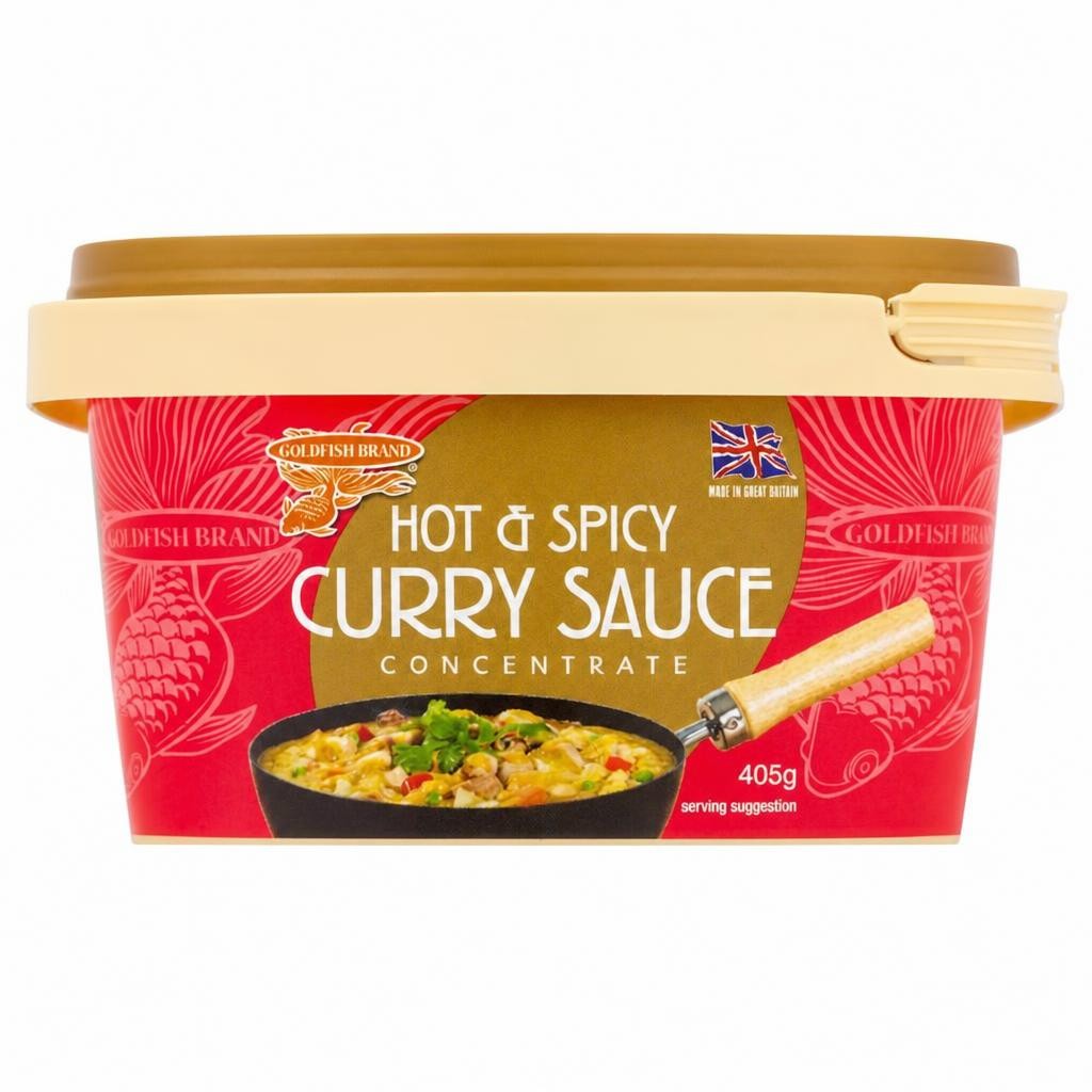 Goldfish Chinese Hot & Spicy Curry Sauce Concentrate 405G