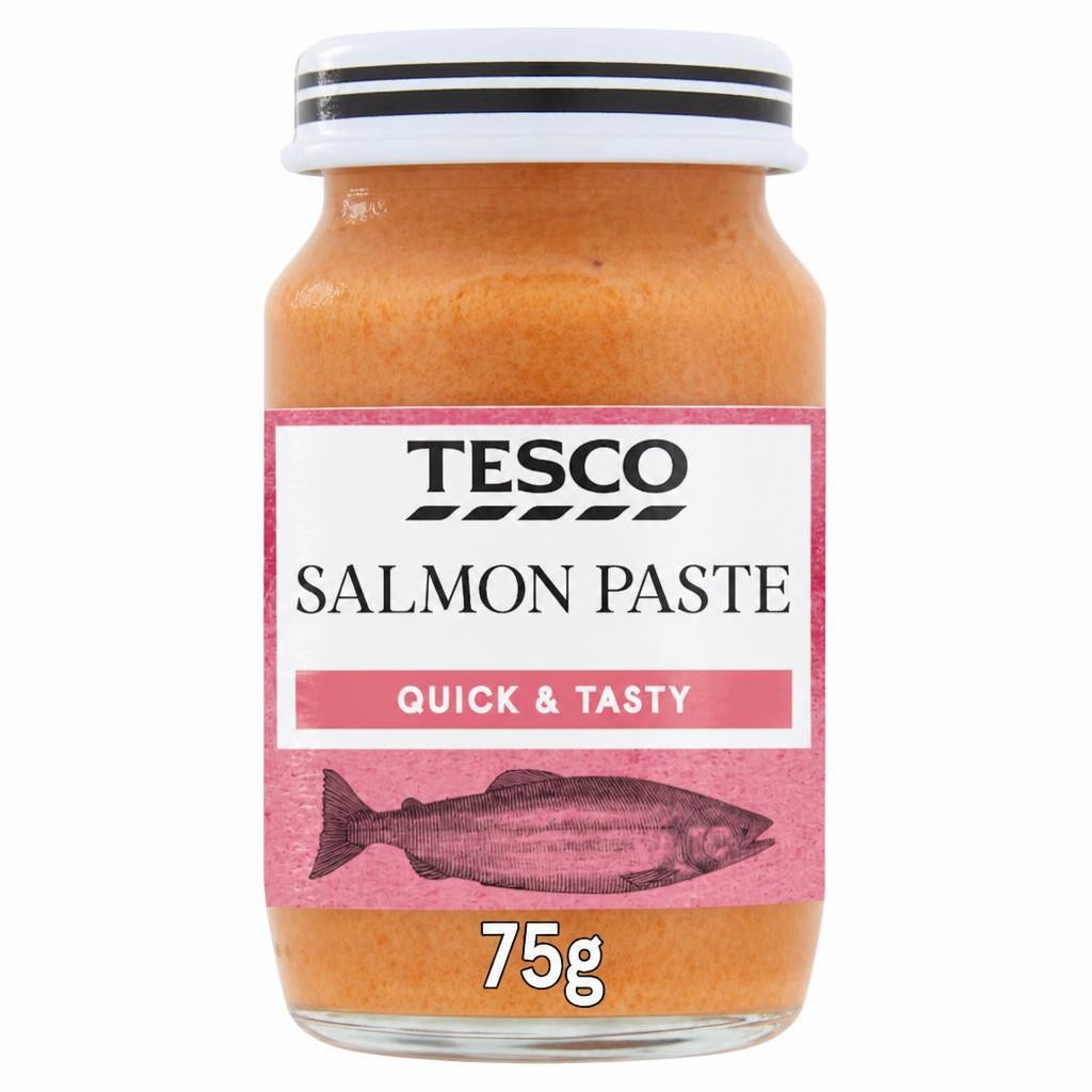 Tesco Salmon Paste 75G