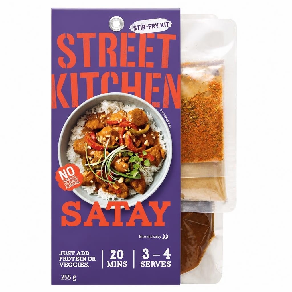 Street Kitchen Malaysian Satay Chicken Meal Kit 255G
