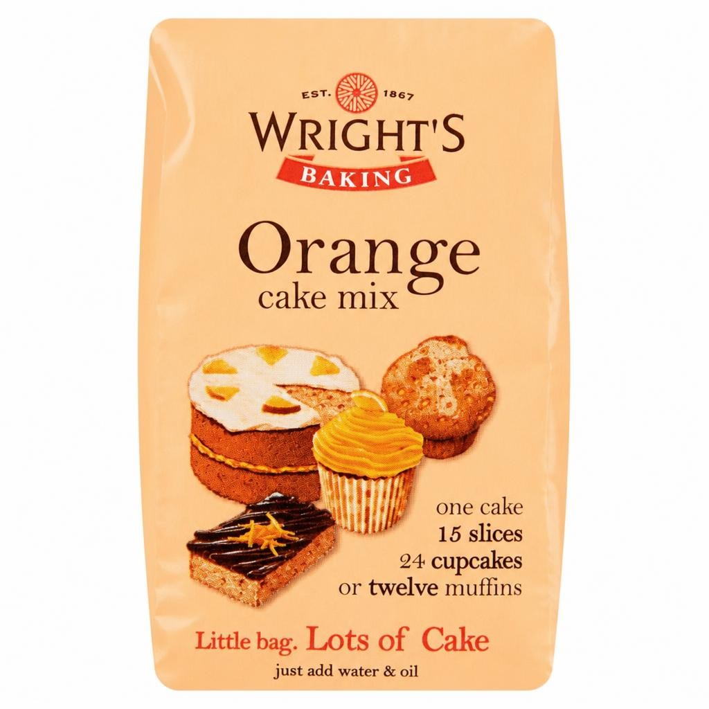 Wright's Baking Orange Cake Mix 500G