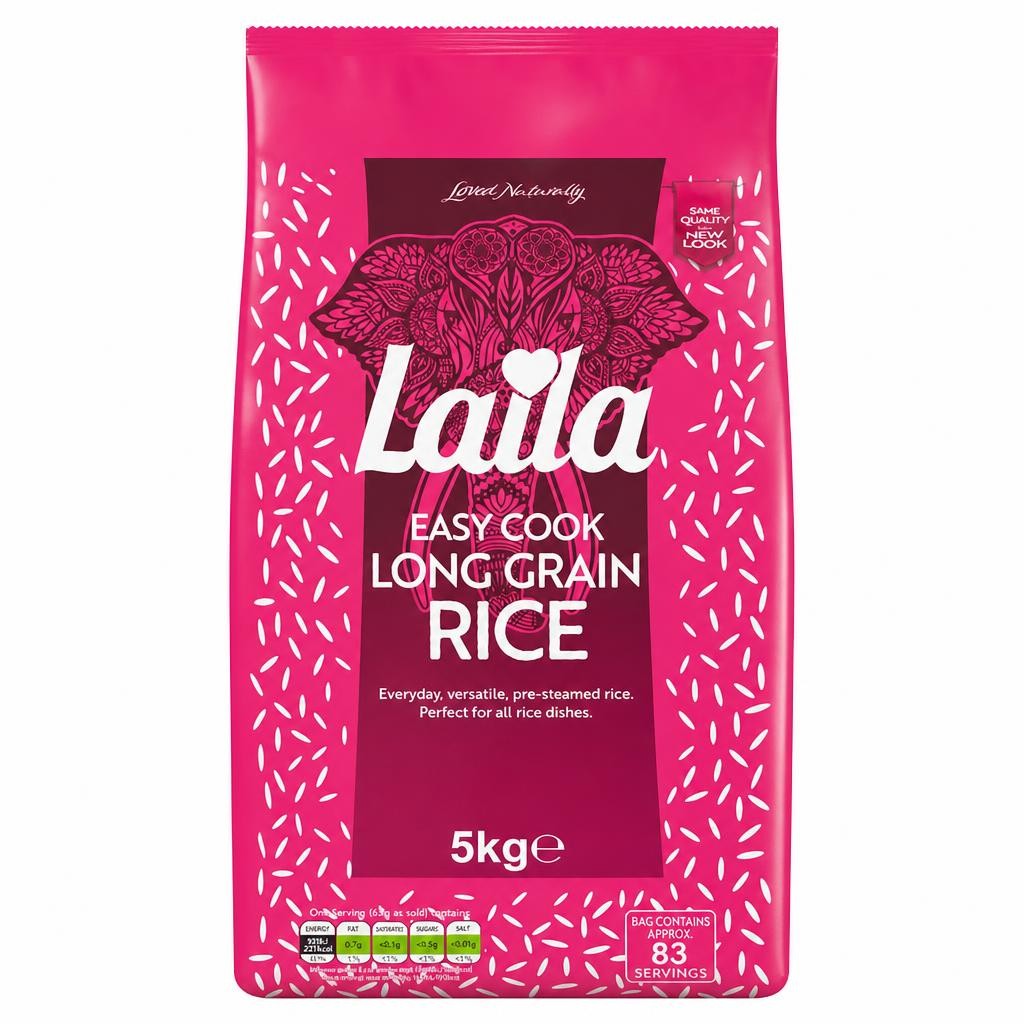 Laila Easy Cook Rice 5Kg