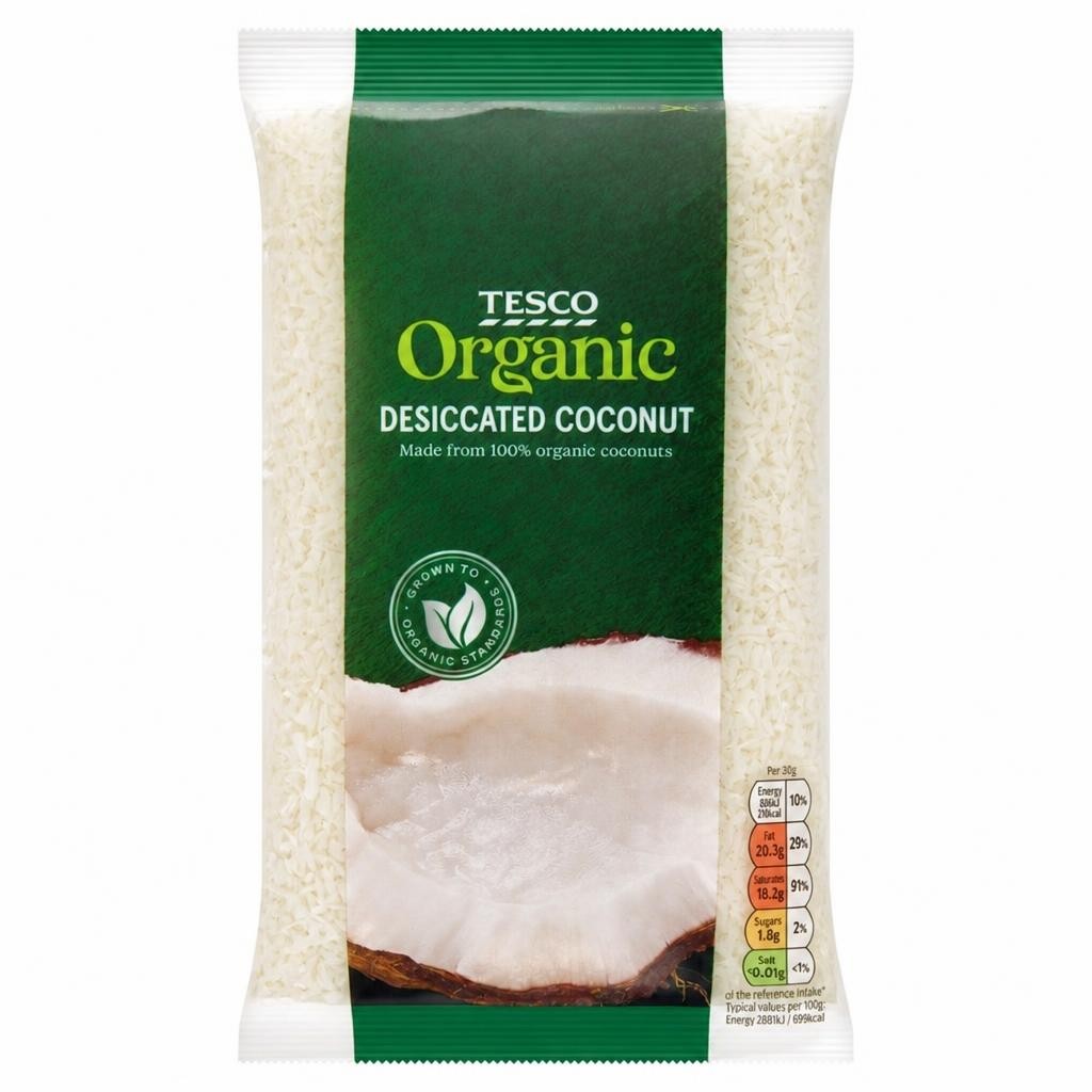 Tesco Organic Desiccated Coconut 200G