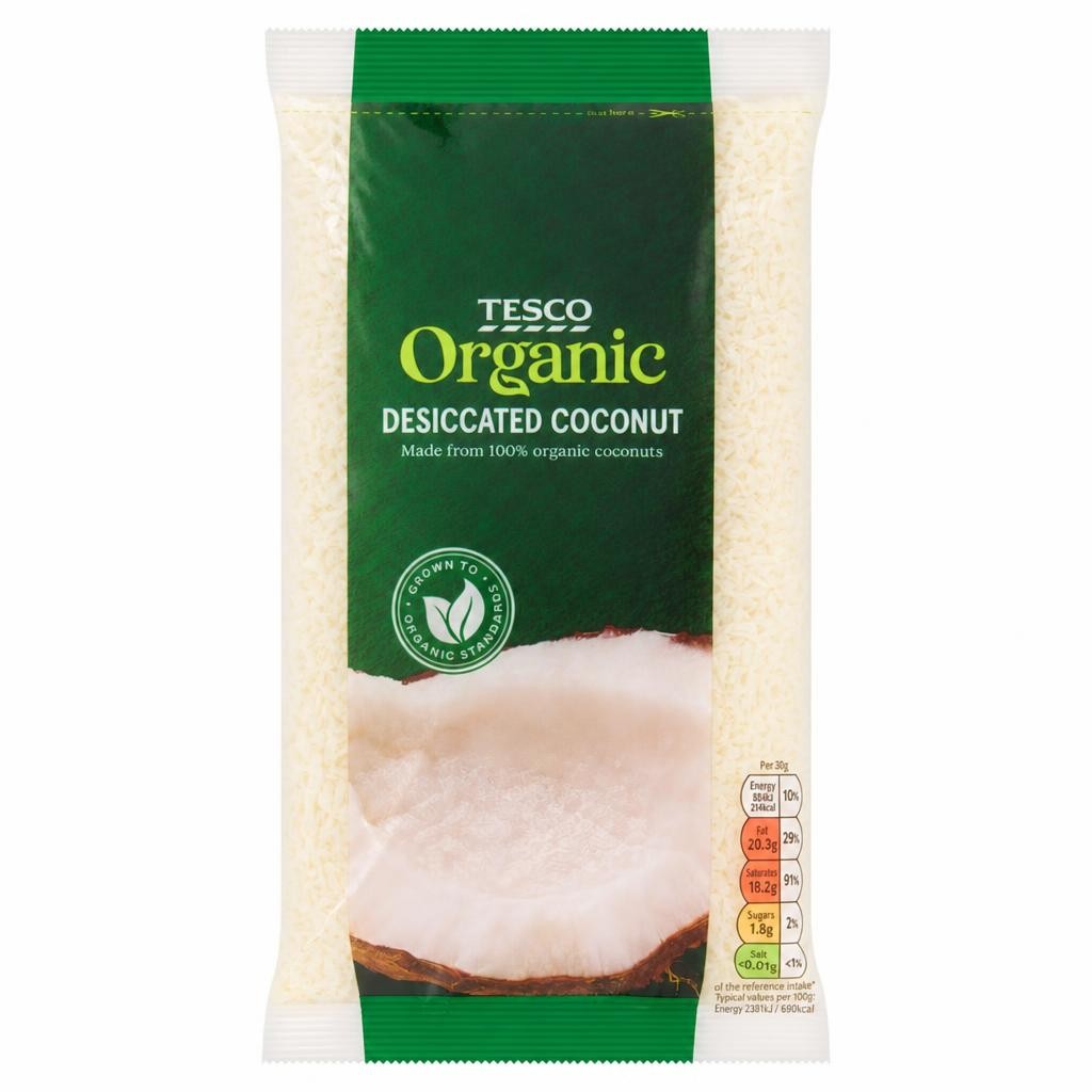 Tesco Organic Desiccated Coconut 200G