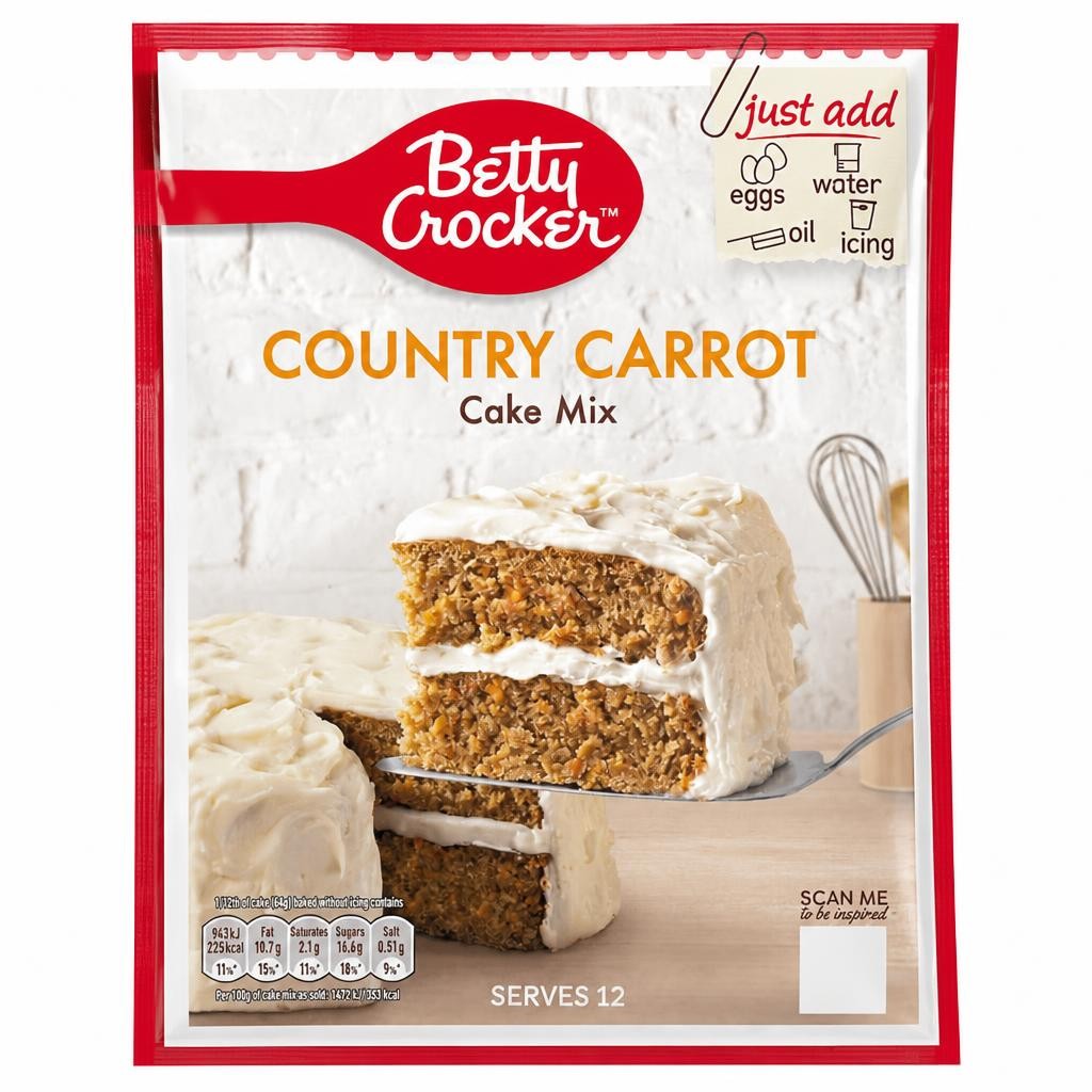 Betty Crocker Country Carrot Cake Mix 425G