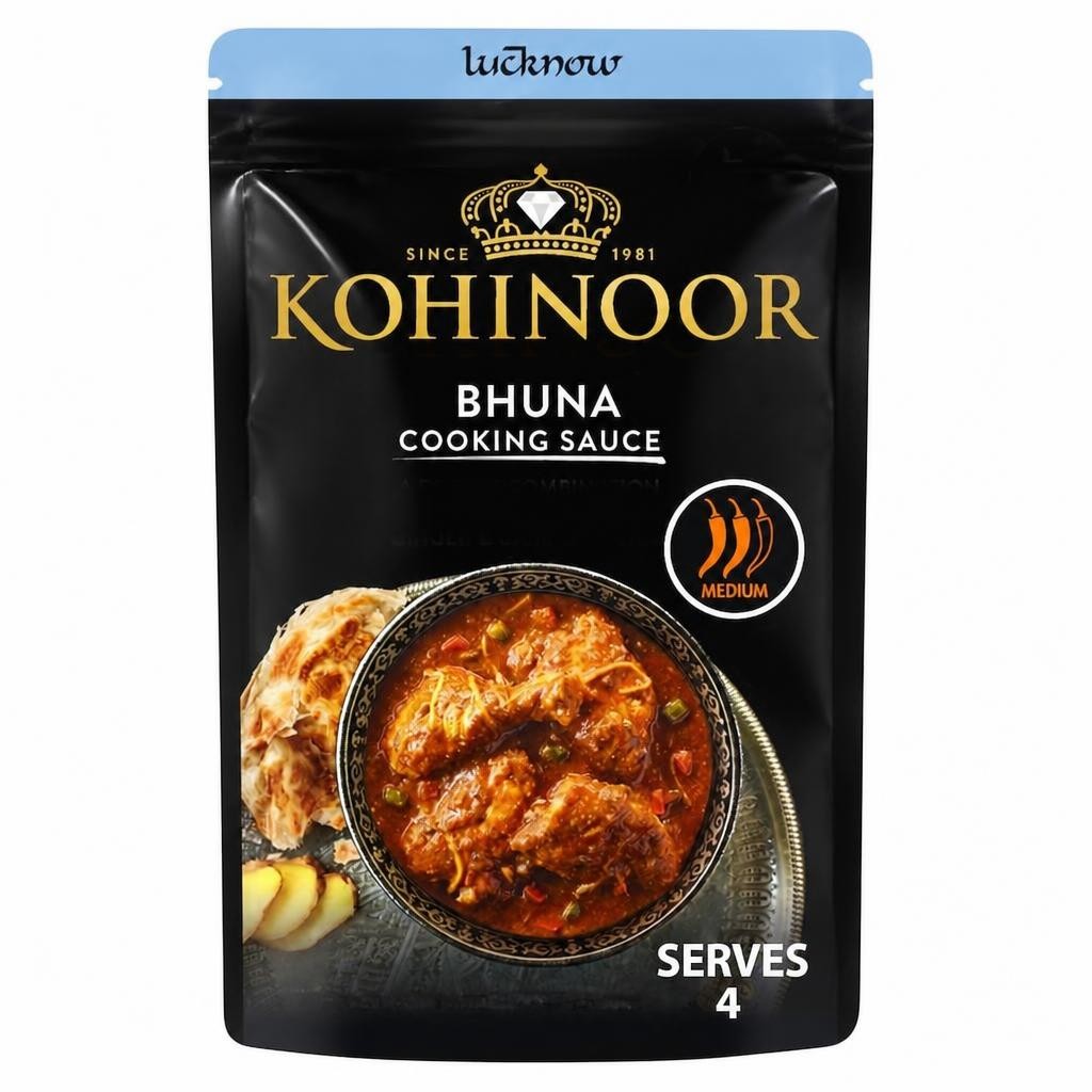 Kohinoor Lucknowi Adraki Bhuna Sauce 375G