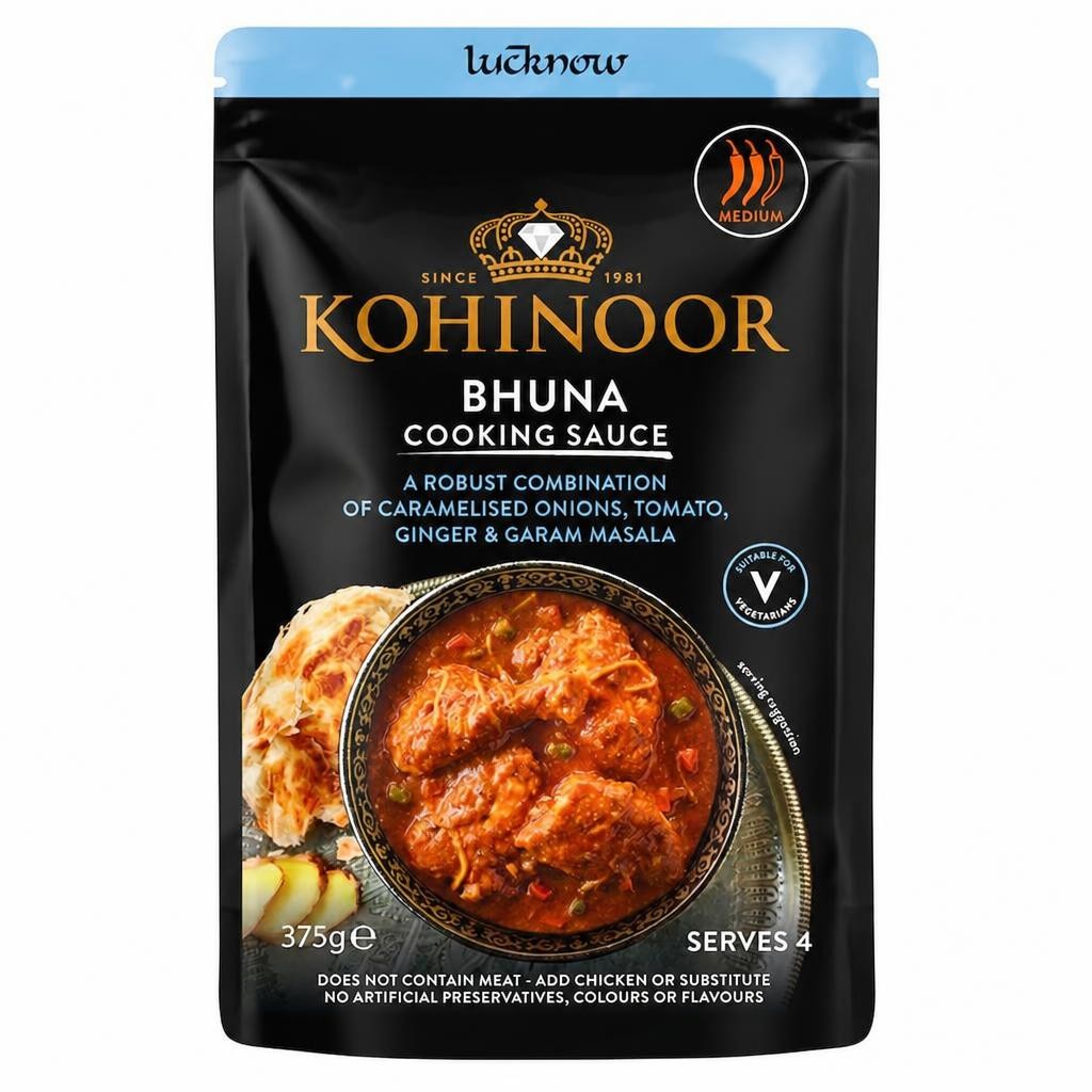 Kohinoor Lucknowi Adraki Bhuna Sauce 375G