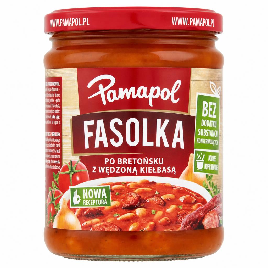 Pamapol Beans With Sausages In Tomato Sauce 500G