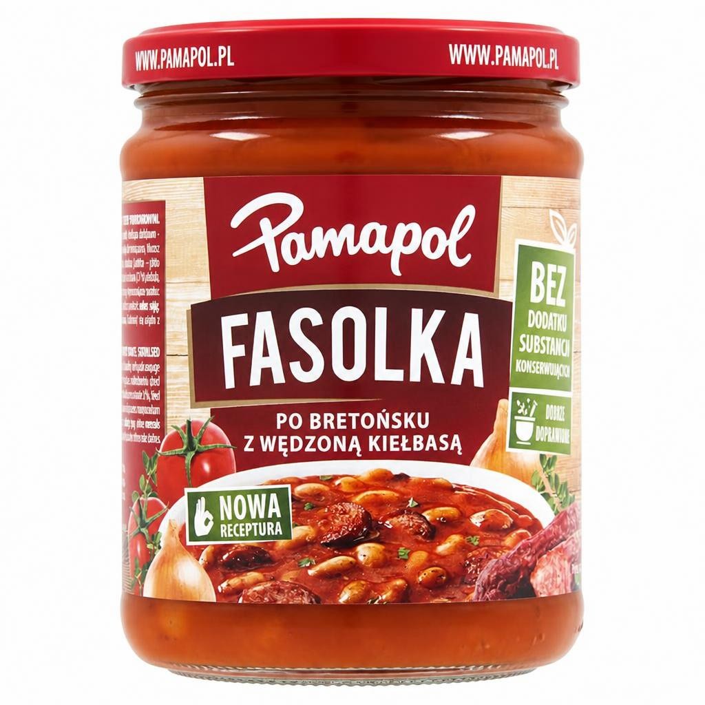 Pamapol Beans With Sausages In Tomato Sauce 500G