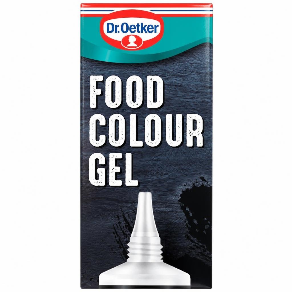 Dr. Oetker Black Extra Strong Food Colour Gel 15g