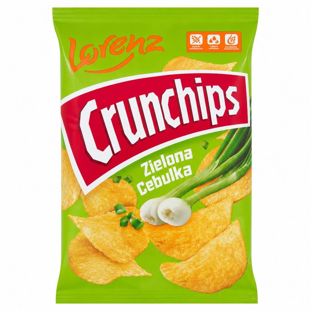 Lorenz Crunchips Green Onion 140G