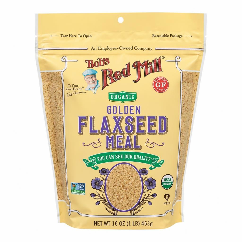 Bob's Red Mill Organic Golden Flaxseed Meal 453g | White