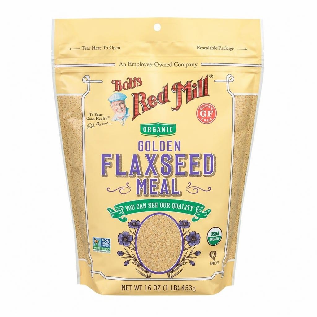 Bob's Red Mill Organic Golden Flaxseed Meal 453g | White