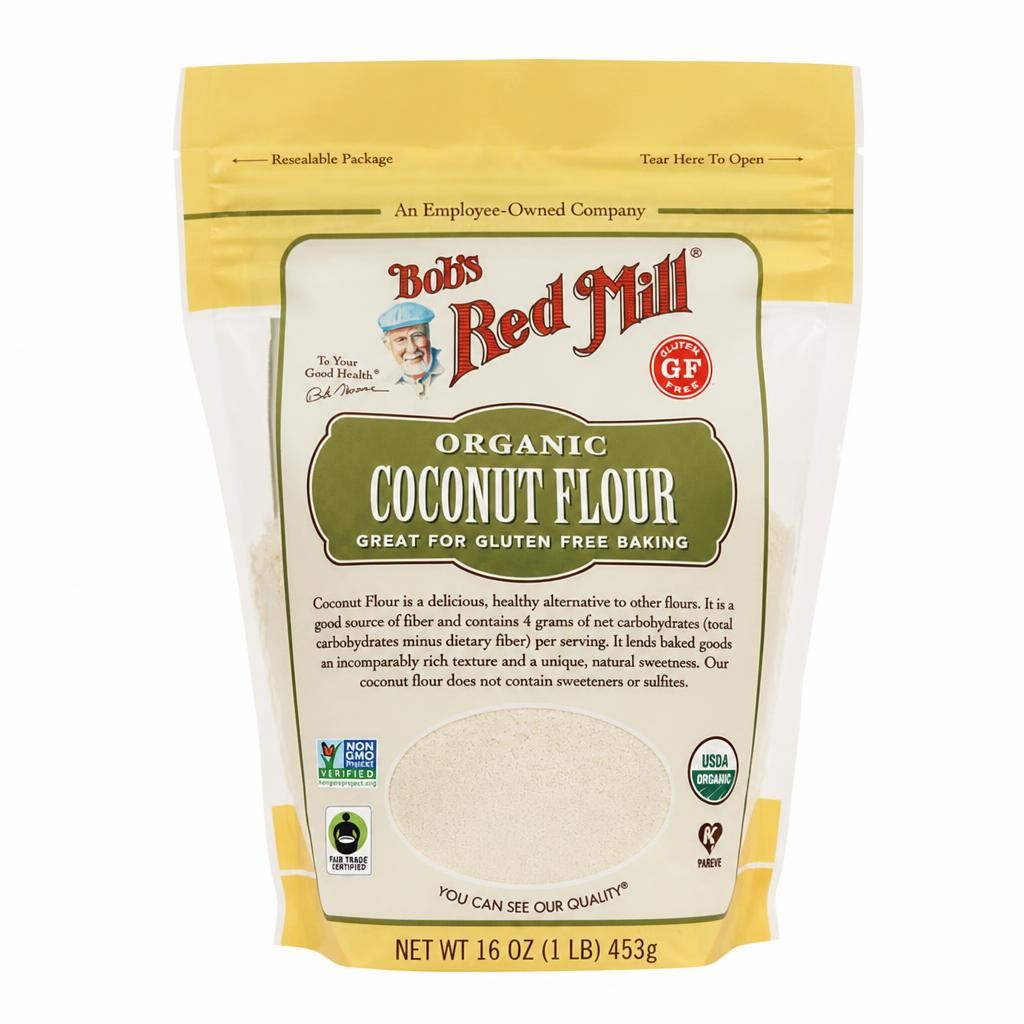 Bob's Red Mill Organic Coconut Flour 453g | White