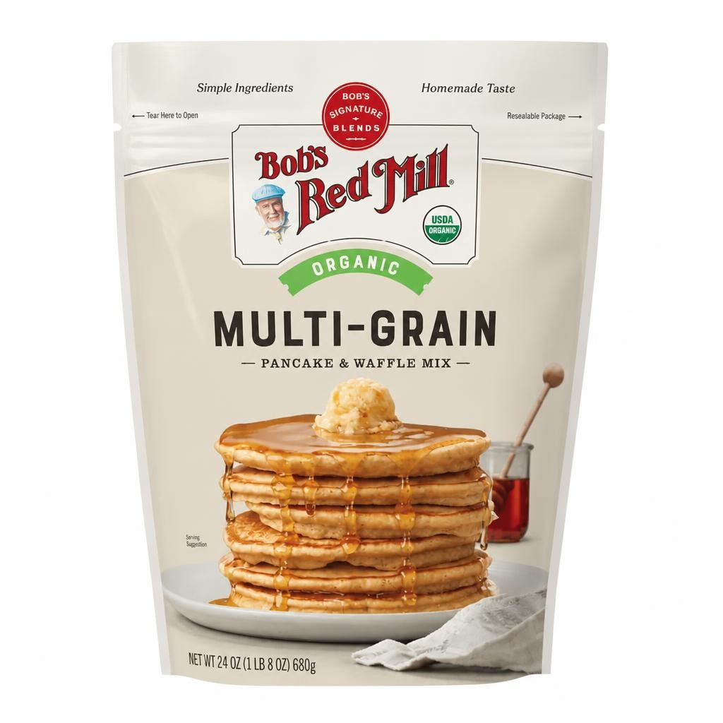 Bob's Red Mill Multi-Grain Pancake & Waffle Mix 680g | White