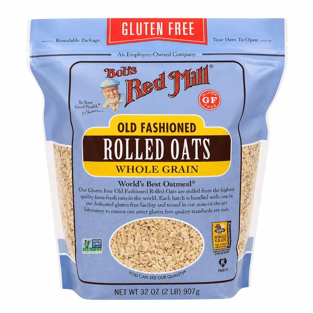 Bob's Red Mill Gluten Free Regular Rolled Oats 907g | White