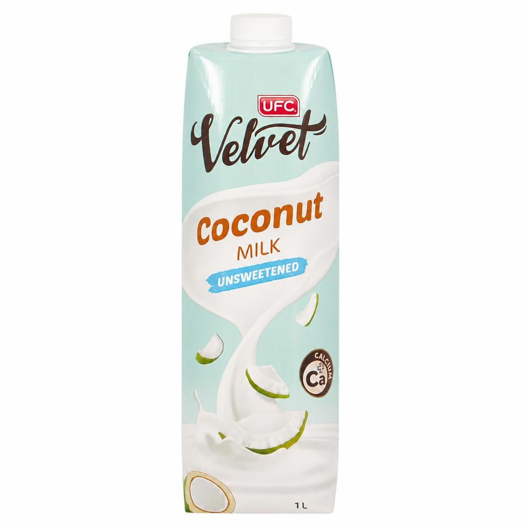 UFC Velvet Unsweetened Coconut Milk 1L