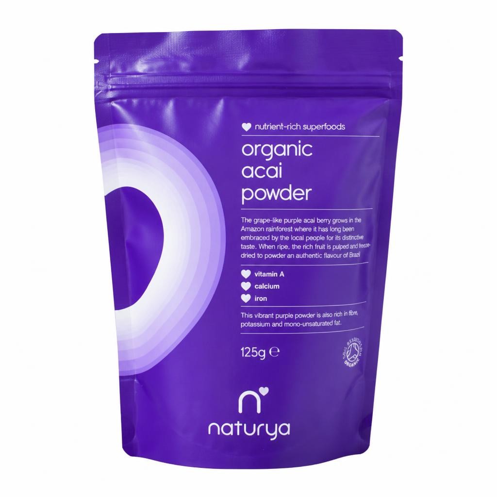 Organic Acai Powder 125g (Naturya)