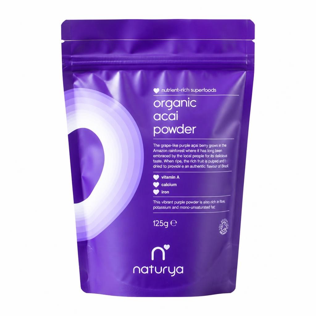 Organic Acai Powder 125g (Naturya)