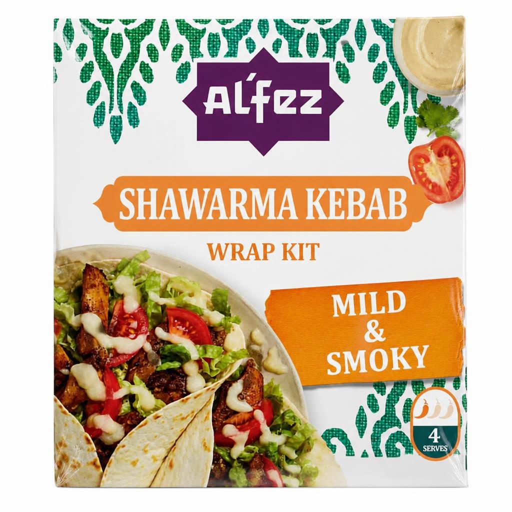 Al'fez Shawarama Kebab Wrap Kit 410G