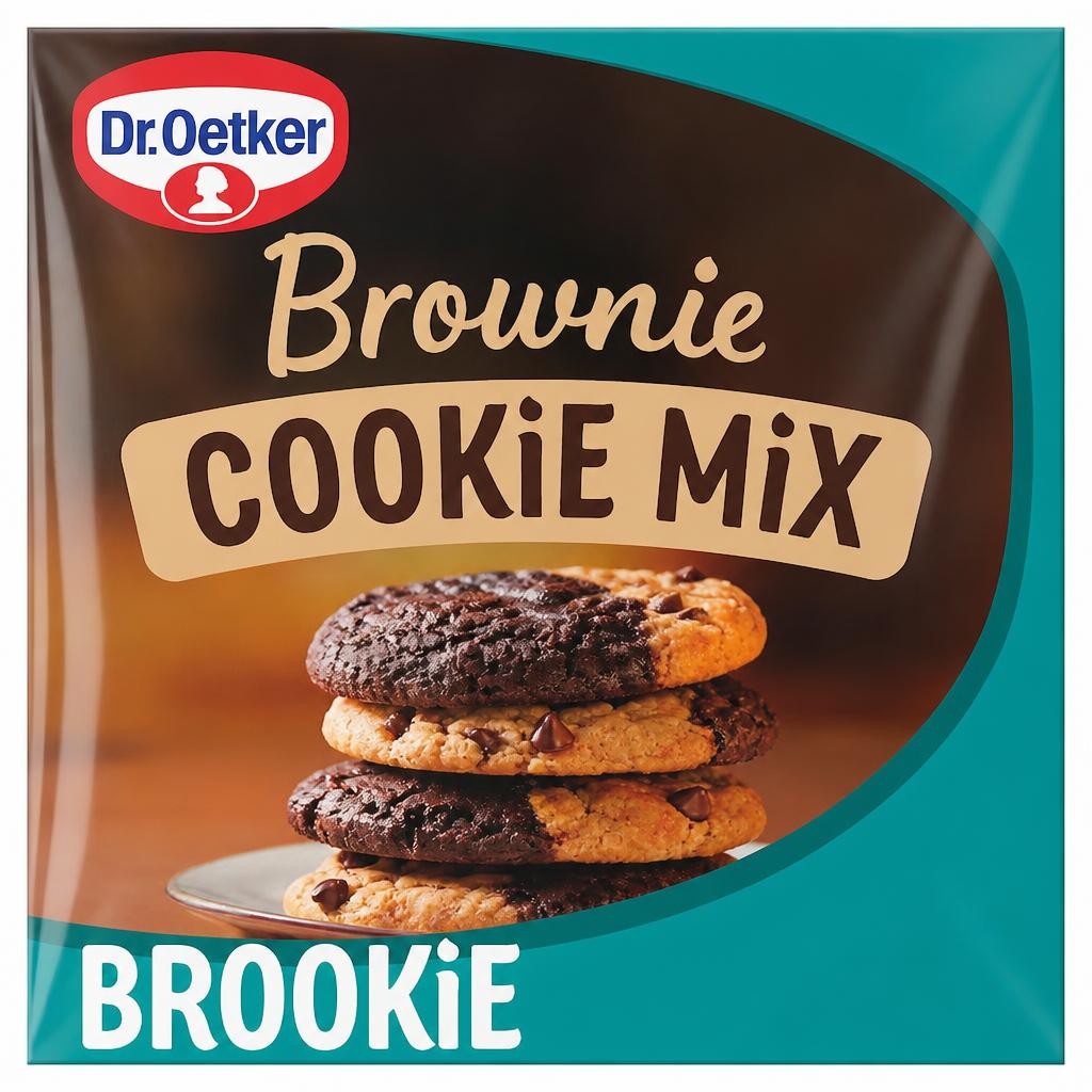 Dr Oetker Brookie Cookies Baking Mix 390G