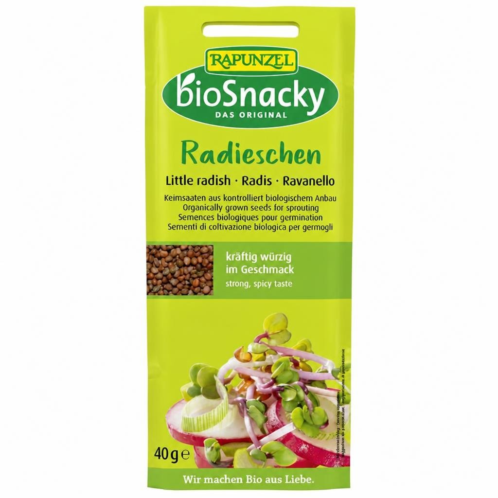 Organic Little Radish Seeds for Sprouting 40g (A.Vogel)