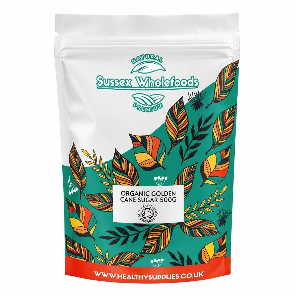 Organic Golden Cane Sugar 500g (Sussex Wholefoods) | Multi