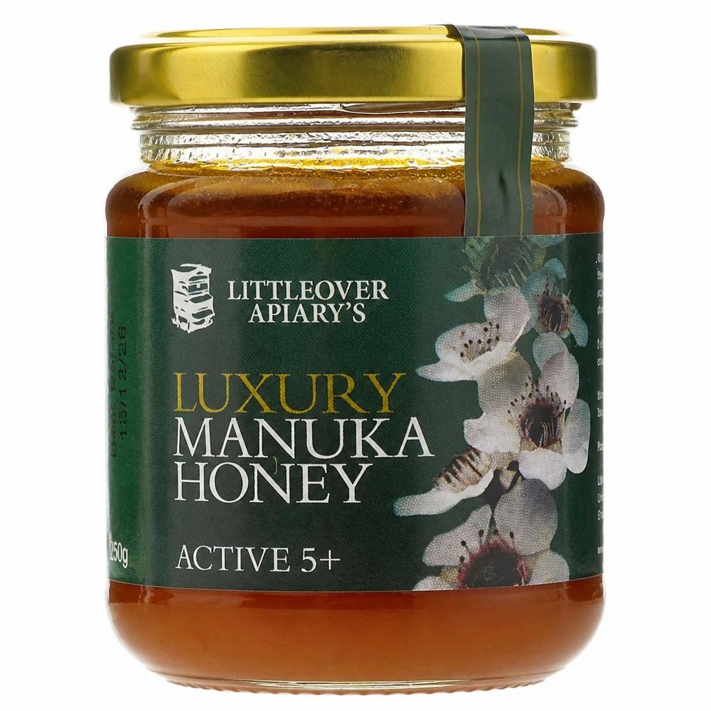Manuka Honey Active 5+ 250 g (Littleover Apiaries)