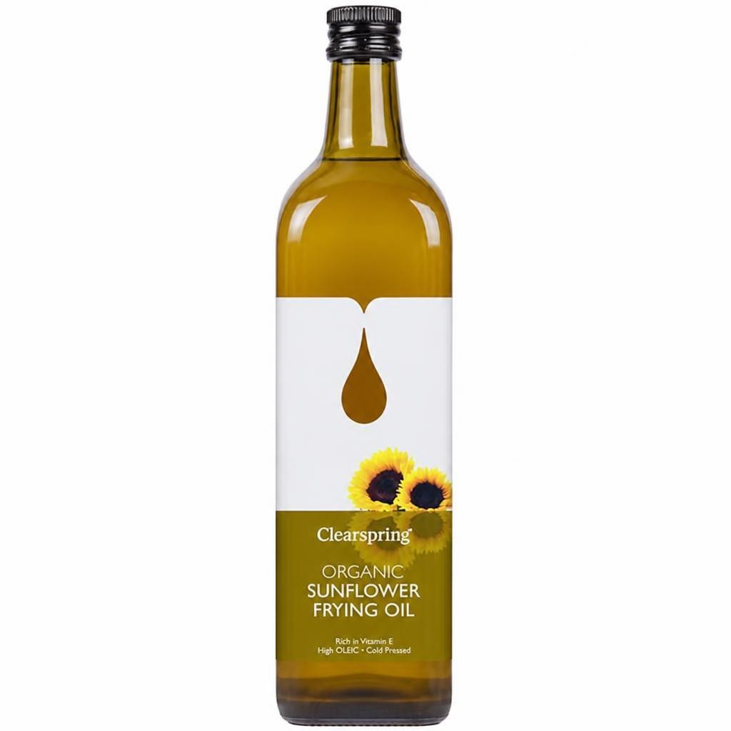 Organic Sunflower Frying Oil 1L (Clearspring) | Multi