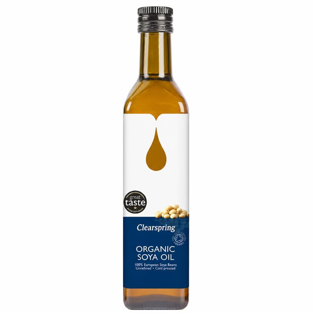 Organic Soya Oil 500ml (Clearspring) | Multi