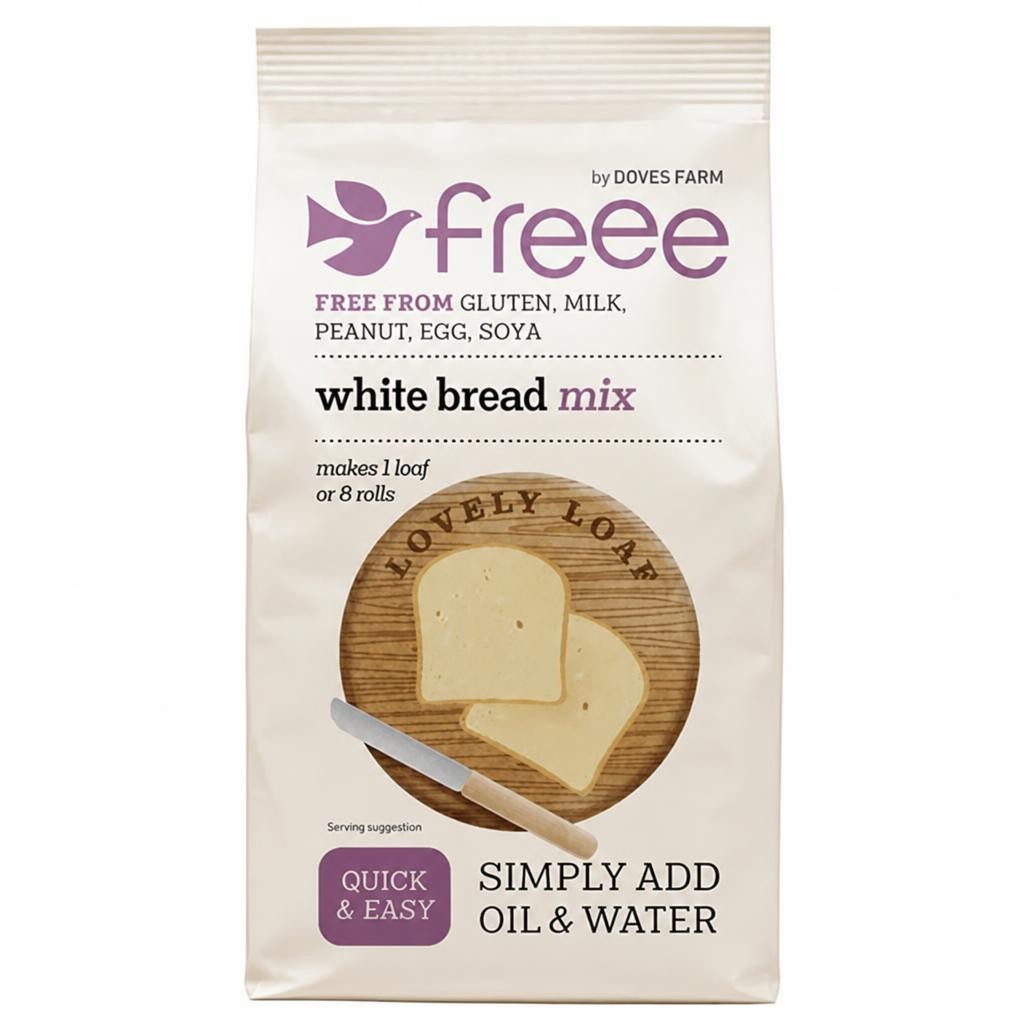 Gluten Free White Bread Mix 500g (Freee by Doves Farm) | Multi
