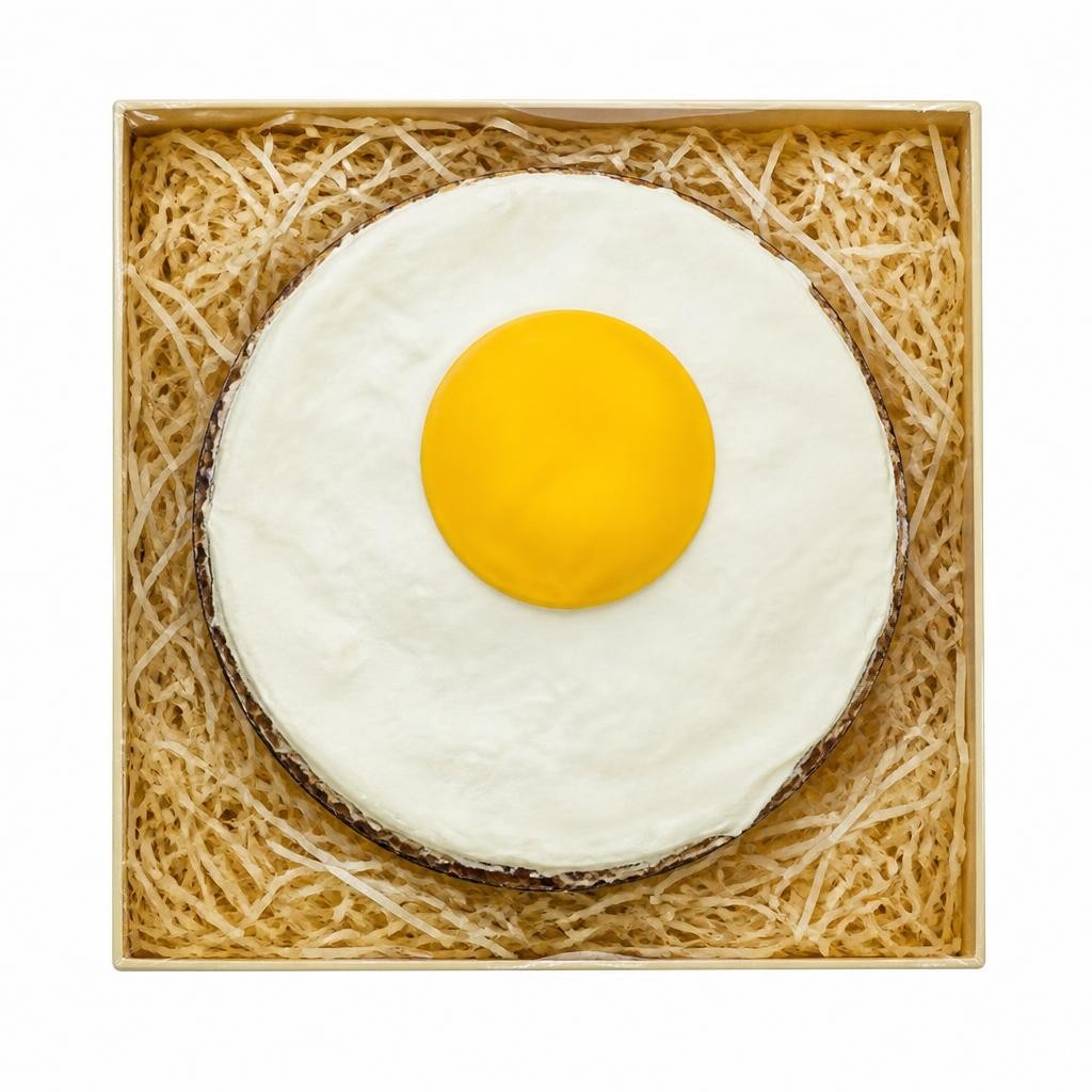 Giant Chocolate Fried Egg