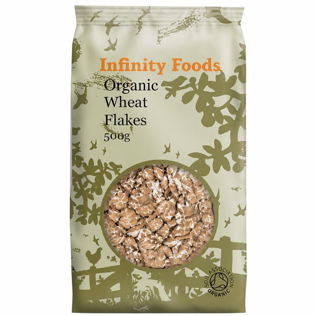 Wheat Flakes, Organic 500g (Infinity Foods) | Multi