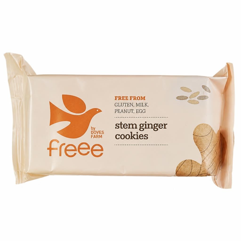 Organic Gluten Free Stem Ginger Cookies 150g (Freee by Doves Farm) | Multi