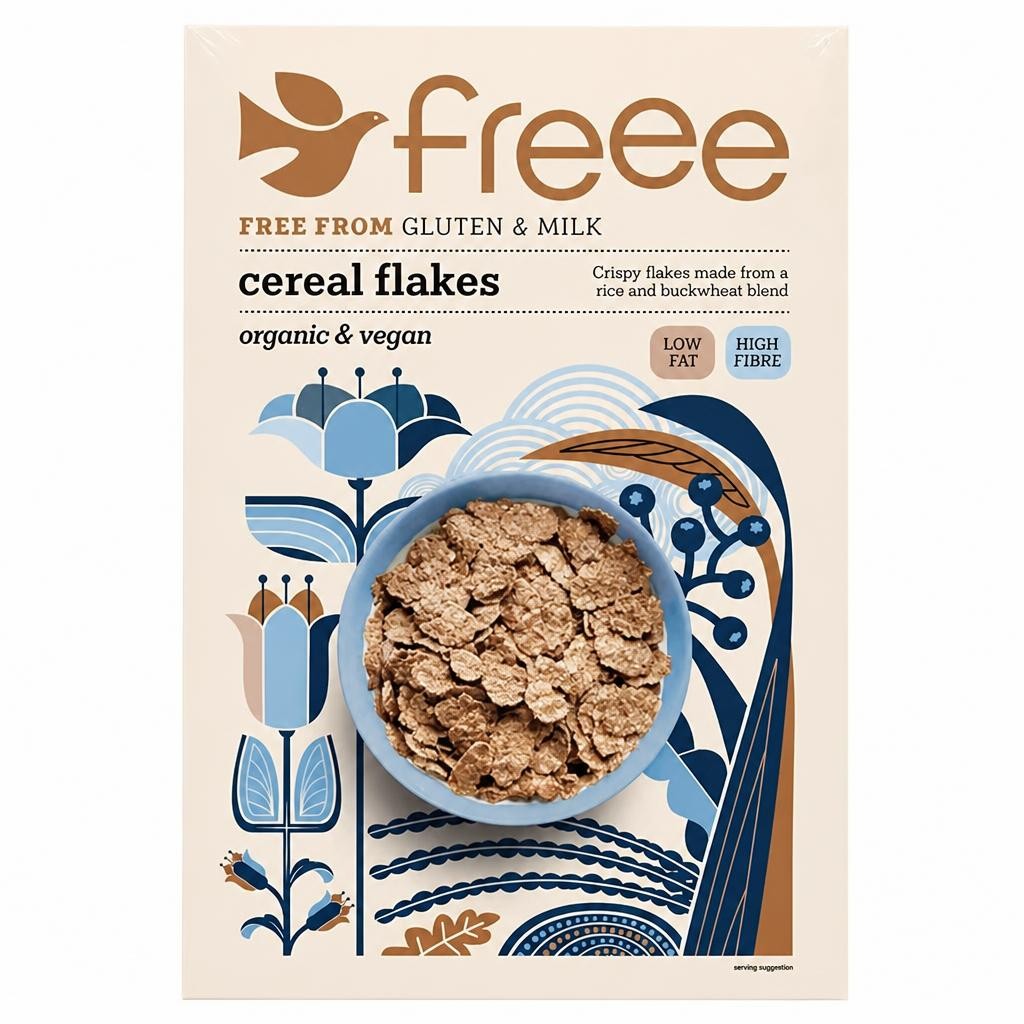 Organic Gluten Free Cereal Flakes 375g (Freee by Doves Farm) | Multi