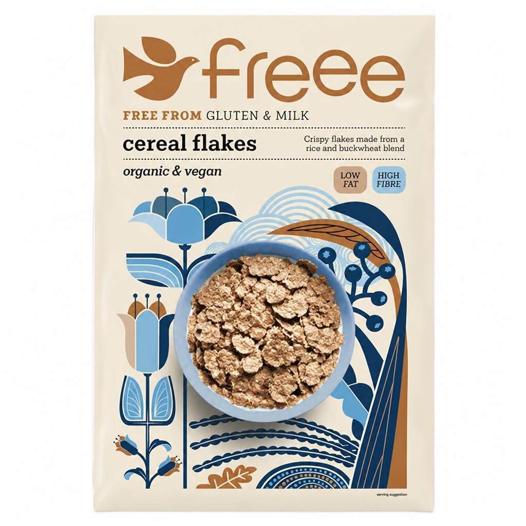 Organic Gluten Free Cereal Flakes 375g (Freee by Doves Farm) | Multi
