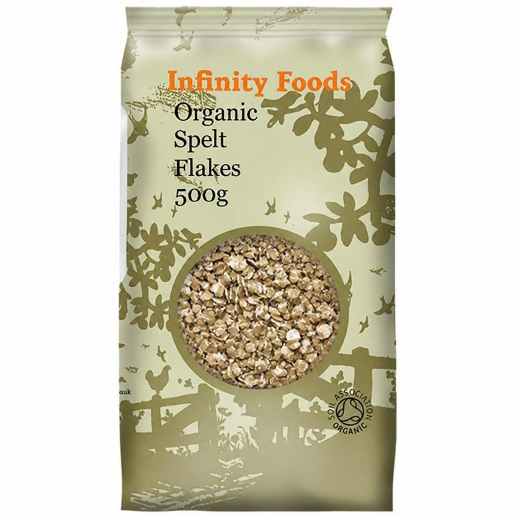 Wholegrain Spelt Flakes, Organic 500g (Infinity Foods) | Multi