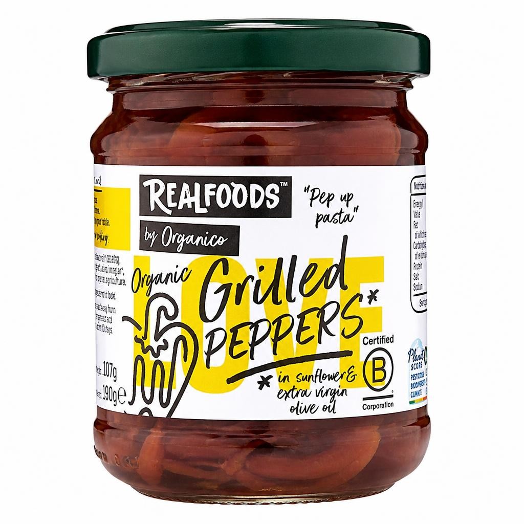 Organic Grilled Peppers 190g (Organico)