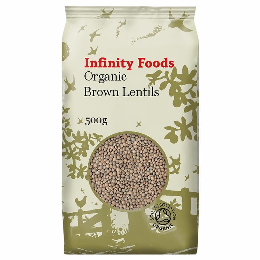 Organic Brown Lentils 500g (Infinity Foods) | Multi