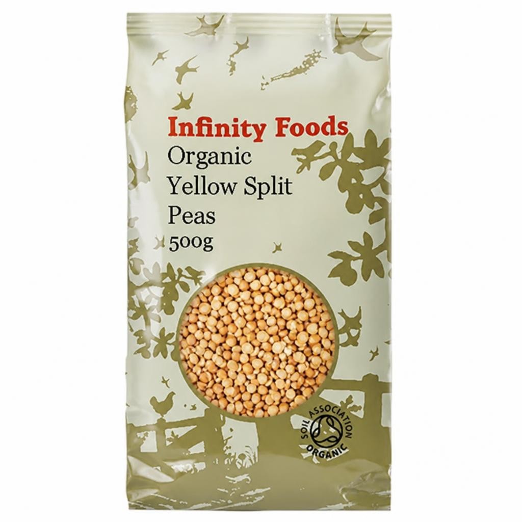 Organic Yellow Split Peas 500g (Infinity Foods) | Multi