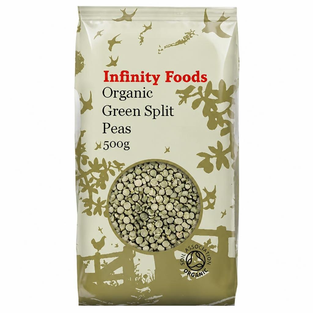 Organic Green Split Peas 500g (Infinity Foods) | Multi